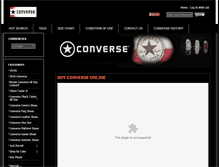 Tablet Screenshot of buyconverseshoe.com
